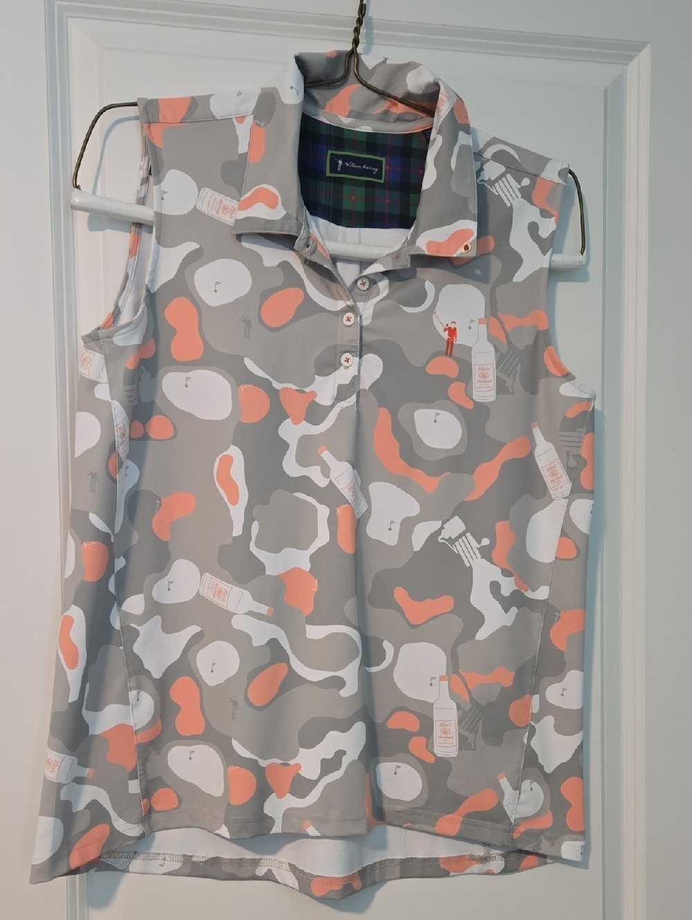 William Murray Golf Tito's Sleeveless Polo